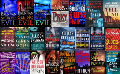 Evil Series & more by Allison Brennan ~ 25 MP3 AUDIOBOOK COLLECTION