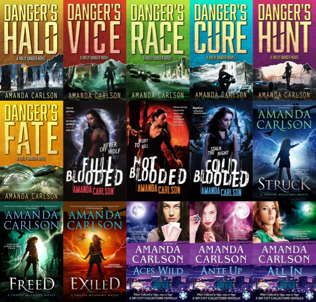Holly Danger Series & more by Amanda Carlson ~ 15 MP3 AUDIOBOOK COLLECTION