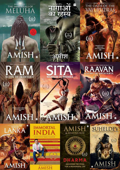 Shiva Trilogy Series & more by Amish Tripathi ~ 10 MP3 AUDIOBOOK COLLECTION