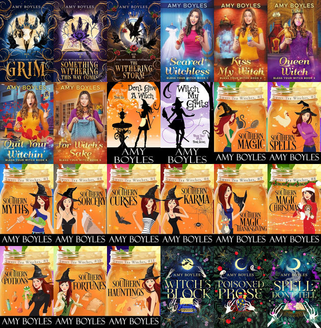 Withering Mysteries Series & more by Amy Boyles ~ 24 MP3 AUDIOBOOK COLLECTION