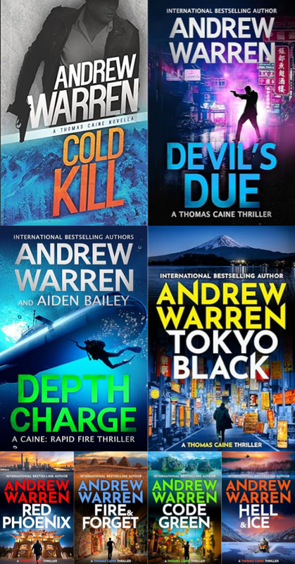 Thomas Caine Series by Andrew Warren ~ 8 MP3 AUDIOBOOK COLLECTION