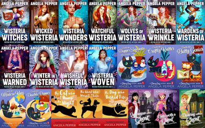 Wisteria Witches Series & more by Angela Pepper ~ 23 MP3 AUDIOBOOK COLLECTION