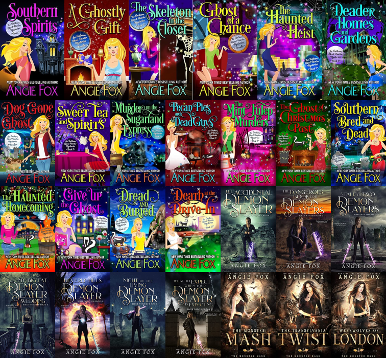 Southern Ghost Hunter Mysteries Series & more by Angie Fox ~ 28 MP3 AUDIOBOOK COLLECTION