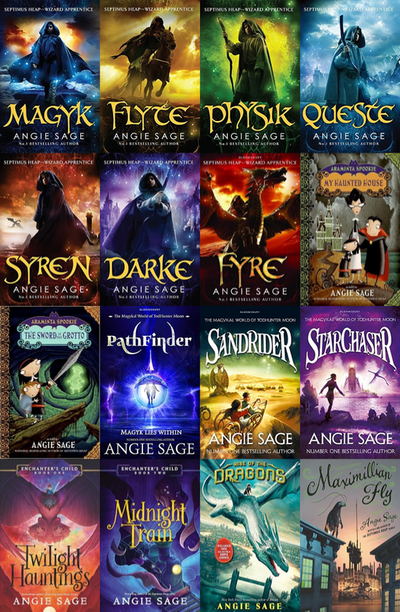 Septimus Heap Series & more by Angie Sage ~ 16 MP3 AUDIOBOOK COLLECTION