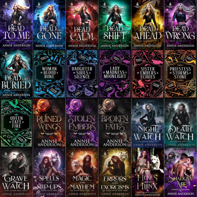 Grave Talker Series & more by Annie Anderson ~ 24 MP3 AUDIOBOOK COLLECTION