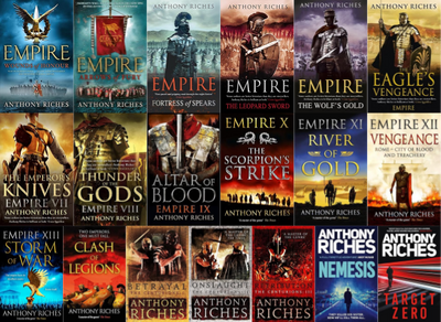 Empire Series & more by Anthony Riches ~ 19 MP3 AUDIOBOOK COLLECTION