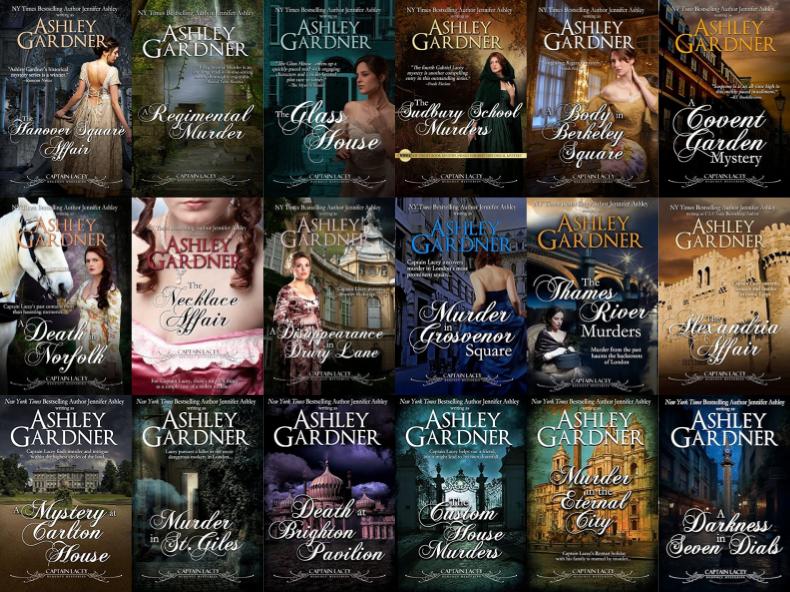 Captain Lacey Series by Ashley Gardner ~ 18 MP3 AUDIOBOOK COLLECTION