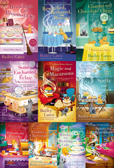 Magical Bakery Mystery Series by Bailey Cates ~ 10 MP3 AUDIOBOOK COLLECTION