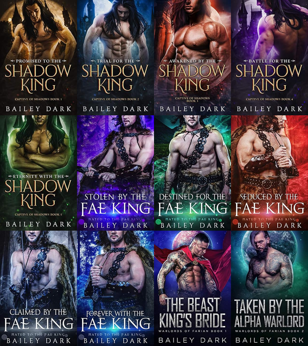 Captive of Shadows Series & more by Bailey Dark ~ 12 MP3 AUDIOBOOK COLLECTION