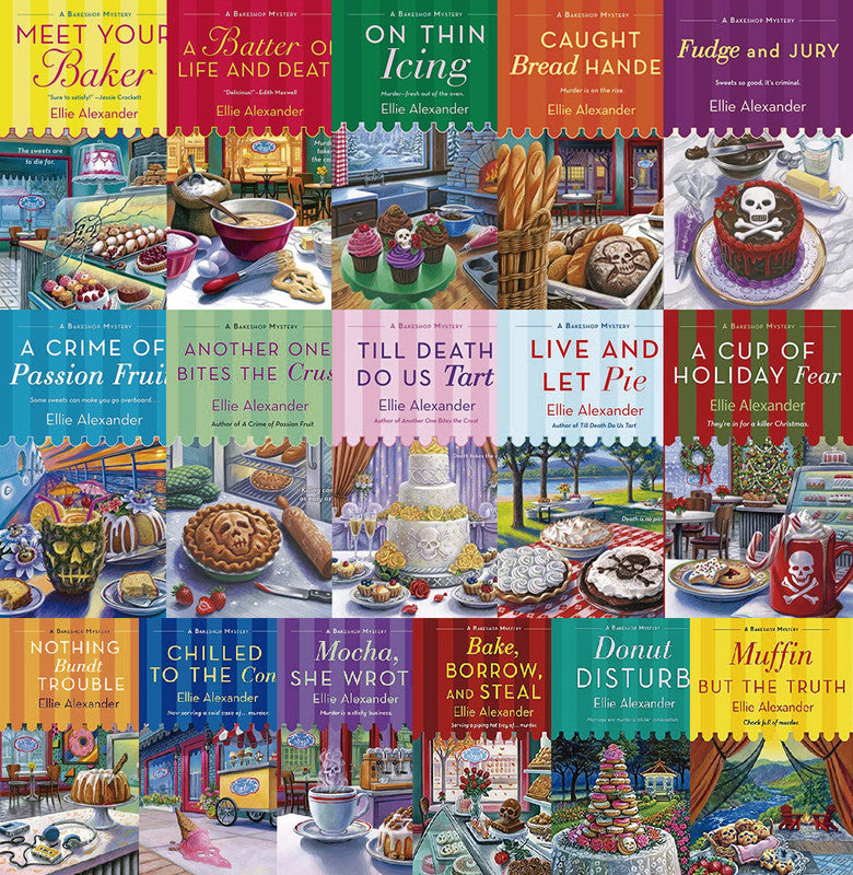 A Bakeshop Mystery Series by Ellie Alexander ~ 16 MP3 AUDIOBOOK COLLECTION