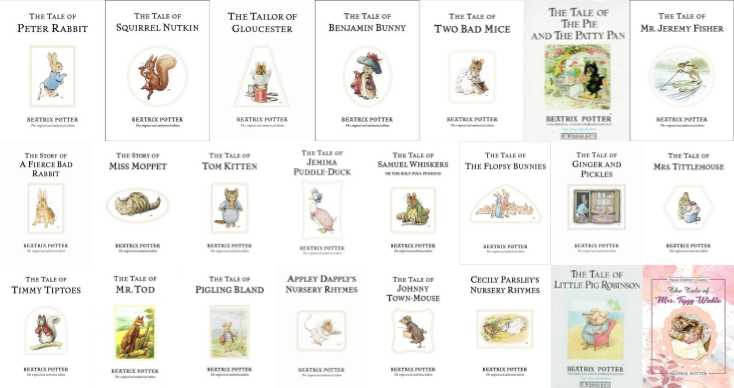 The World of Beatrix Potter: Peter Rabbit Series & more by Beatrix Potter ~ 23 MP3 AUDIOBOOK COLLECTION