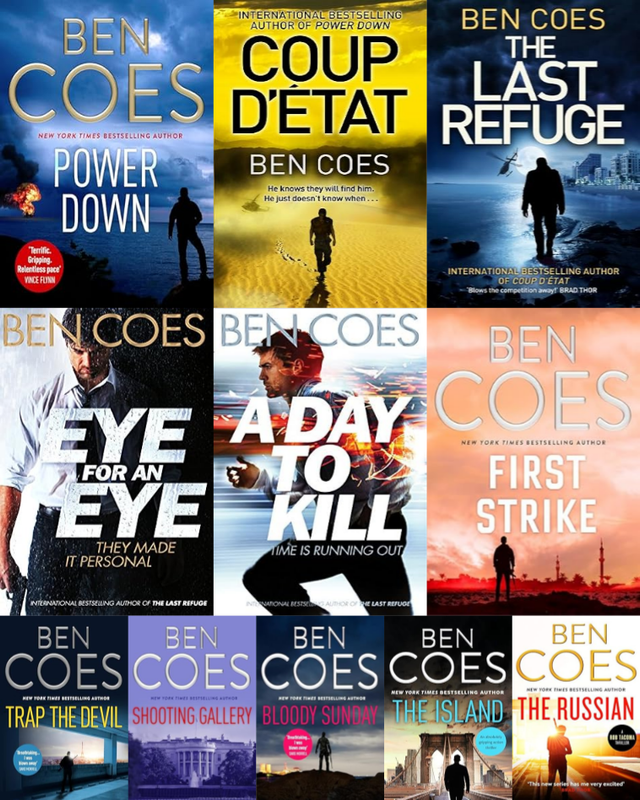 Dewey Andreas Series & more by Ben Coes ~ 11 MP3 AUDIOBOOK COLLECTION