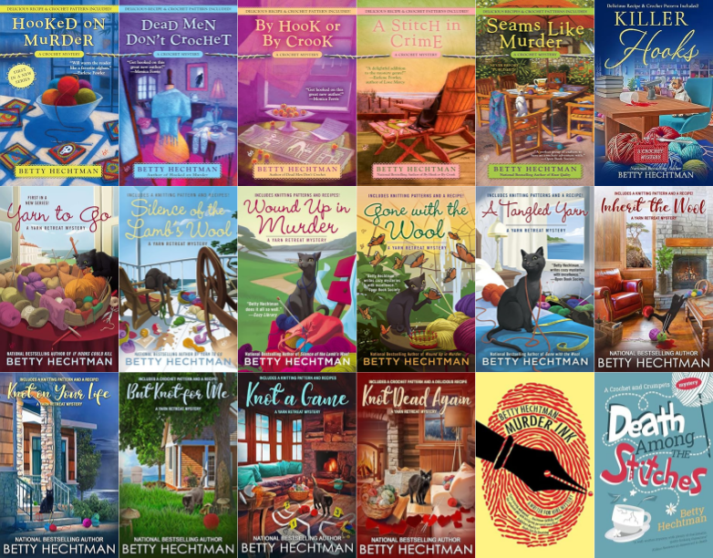 Crochet Mystery Series & more by Betty Hechtman ~ 18 MP3 AUDIOBOOK COLLECTION