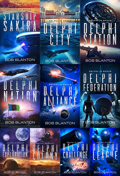 Delphi in Space Series & more by Bob Blanton ~ 10 MP3 AUDIOBOOK COLLECTION