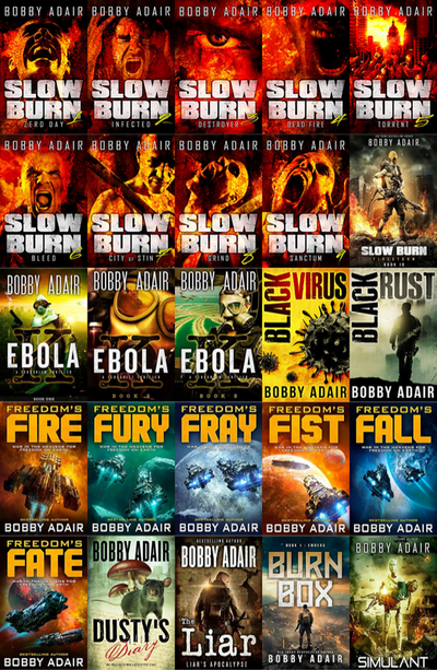 Slow Burn Series & more by Bobby Adair ~ 25 MP3 AUDIOBOOK COLLECTION