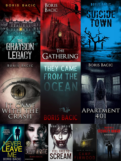 Bite-sized Horror Series & more by Boris Bacic ~ 11 MP3 AUDIOBOOK COLLECTION