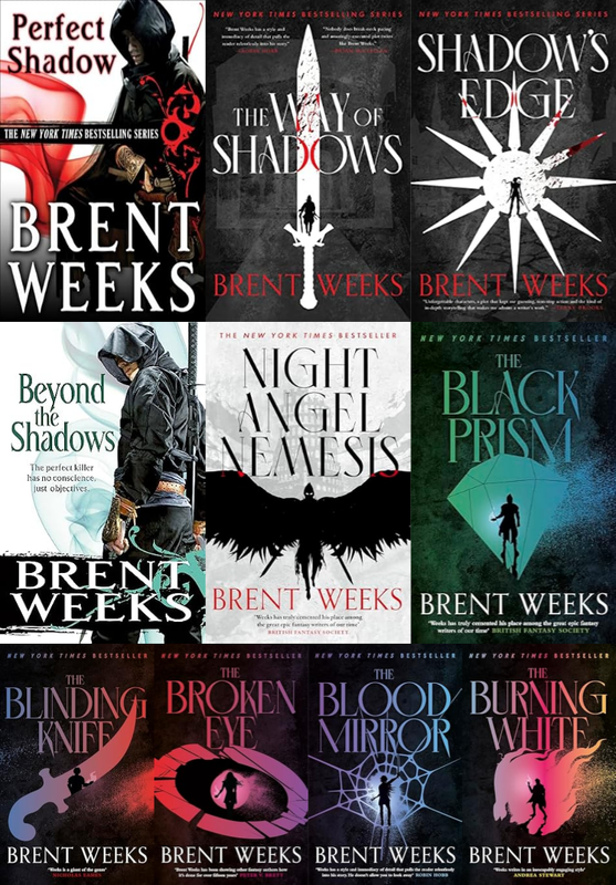 The Night Angel Trilogy Series & more by Brent Weeks ~ 10 MP3 AUDIOBOOK COLLECTION