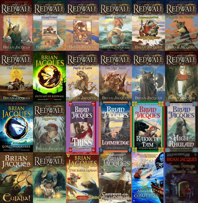 Redwall Series & more by Brian Jacques ~ 24 MP3 AUDIOBOOK COLLECTION