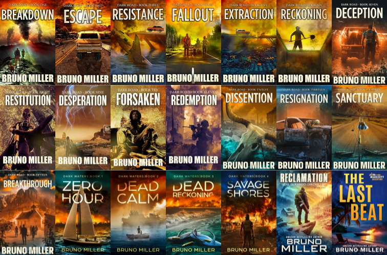 Dark Road Series & more by Bruno Miller ~ 21 MP3 AUDIOBOOK COLLECTION