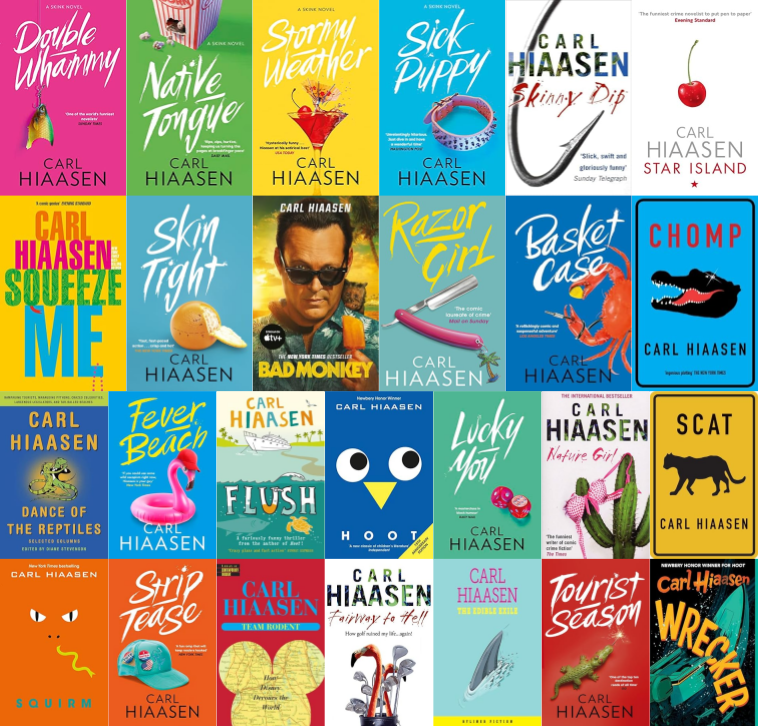 Skink Series & more by Carl Hiaasen ~ 33 MP3 AUDIOBOOK COLLECTION