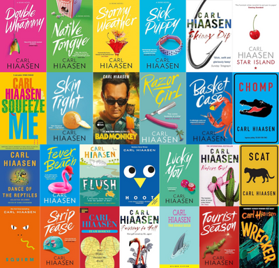 Skink Series & more by Carl Hiaasen ~ 33 MP3 AUDIOBOOK COLLECTION