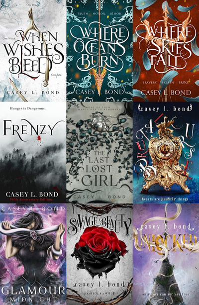 When Wishes Bleed Series & more by Casey L Bond ~ 9 MP3 AUDIOBOOK COLLECTION