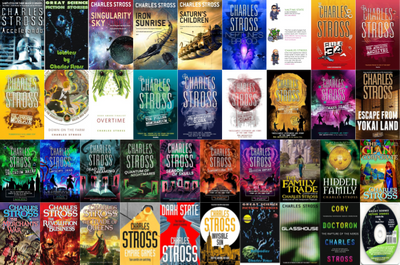 Accelerando Series & more by Charles Stross ~ 38 MP3 AUDIOBOOK COLLECTION