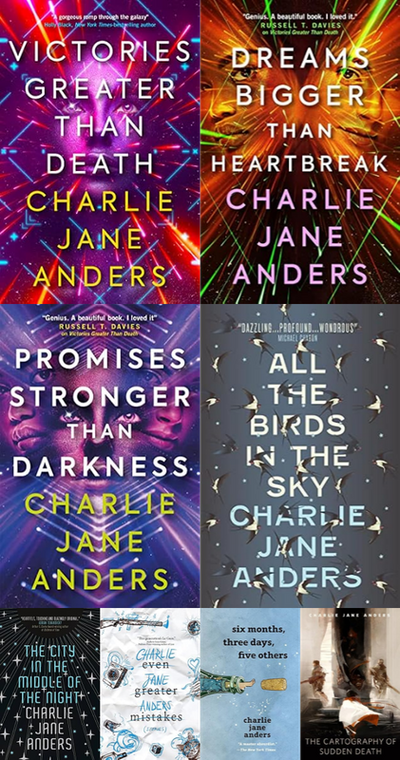 Unstoppable Series & more by Charlie Jane Anders ~ 14 MP3 AUDIOBOOK COLLECTION