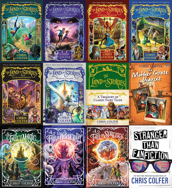 The Land of Stories Series & more by Chris Colfer ~ 12 MP3 AUDIOBOOK COLLECTION