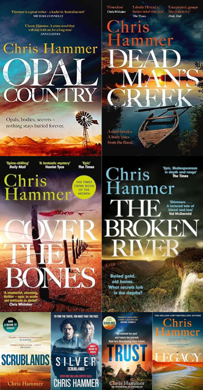 Ivan Lucic & Nell Buchanan Series & more by Chris Hammer ~ 8 MP3 AUDIOBOOK COLLECTION