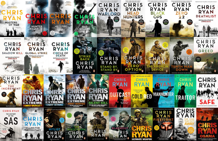 Danny Black Series & more by Chris Ryan ~ 40 MP3 AUDIOBOOK COLLECTION