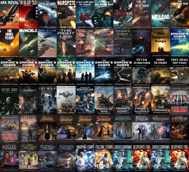 Ark Royal Series & more by Christopher G. Nuttall ~ 59 MP3 AUDIOBOOK COLLECTION