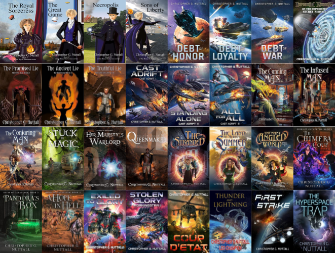 The Royal Sorceress Series & more by Christopher G. Nuttall ~ 32 MP3 AUDIOBOOK COLLECTION