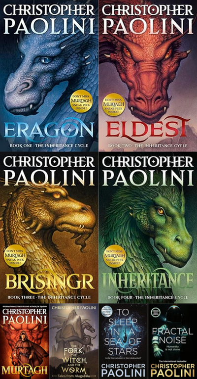 The Ouroboros Series & more by Christopher Paolini ~ 8 MP3 AUDIOBOOK COLLECTION