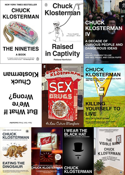 Chuck Klosterman ~ 10 MP3 AUDIOBOOK COLLECTION