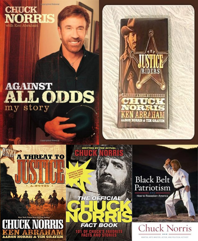 The Justice Riders Series & more by Chuck Norris ~ 5 MP3 AUDIOBOOK COLLECTION