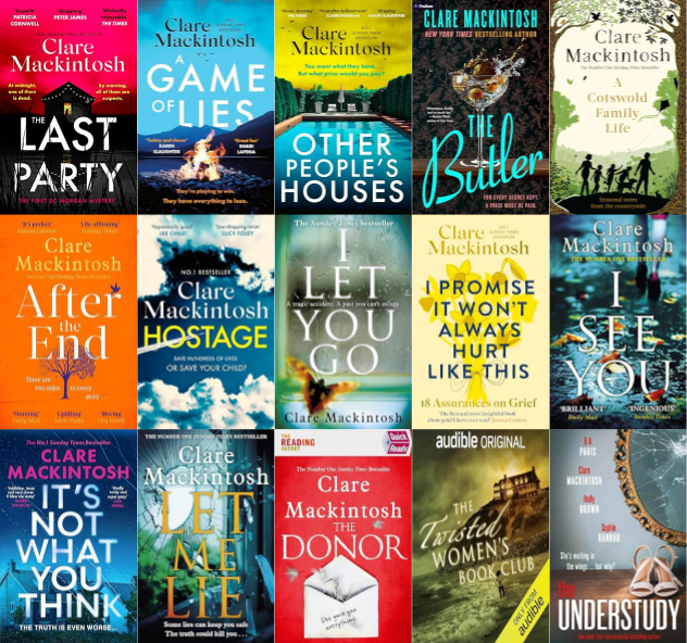 DC Morgan Series & more by Clare Mackintosh ~ 15 MP3 AUDIOBOOK COLLECTION