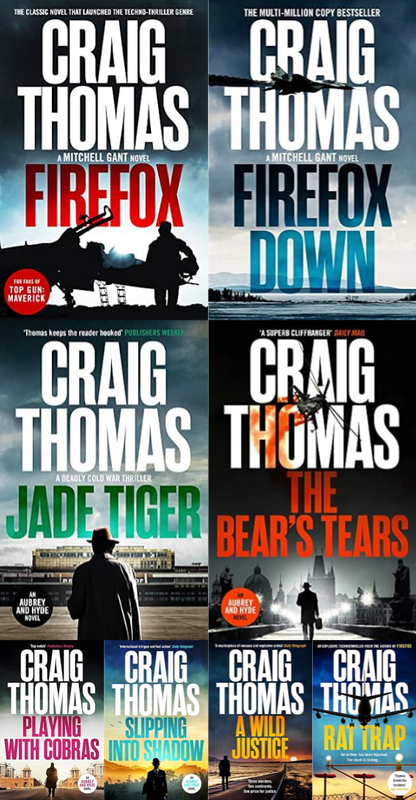 Mitchell Gant Series & more by Craig Thomas ~ 8 MP3 AUDIOBOOK COLLECTION