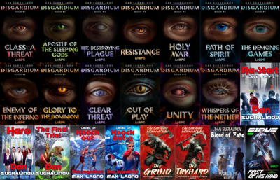 Disgardium Series & more by Dan Sugralinov ~ 22 MP3 AUDIOBOOK COLLECTION