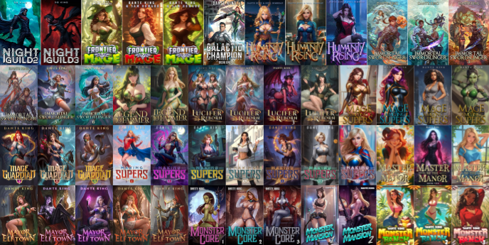 Frontier Mage Series & more by Dante King ~ 53 MP3 AUDIOBOOK COLLECTION