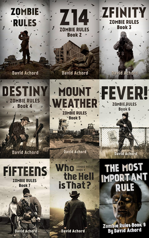 Zombie Rules Series by David Achord ~ 9 MP3 AUDIOBOOK COLLECTION