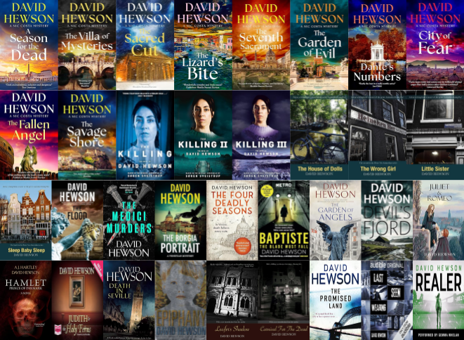 Nic Costa Series & more by David Hewson ~ 34 MP3 AUDIOBOOK COLLECTION