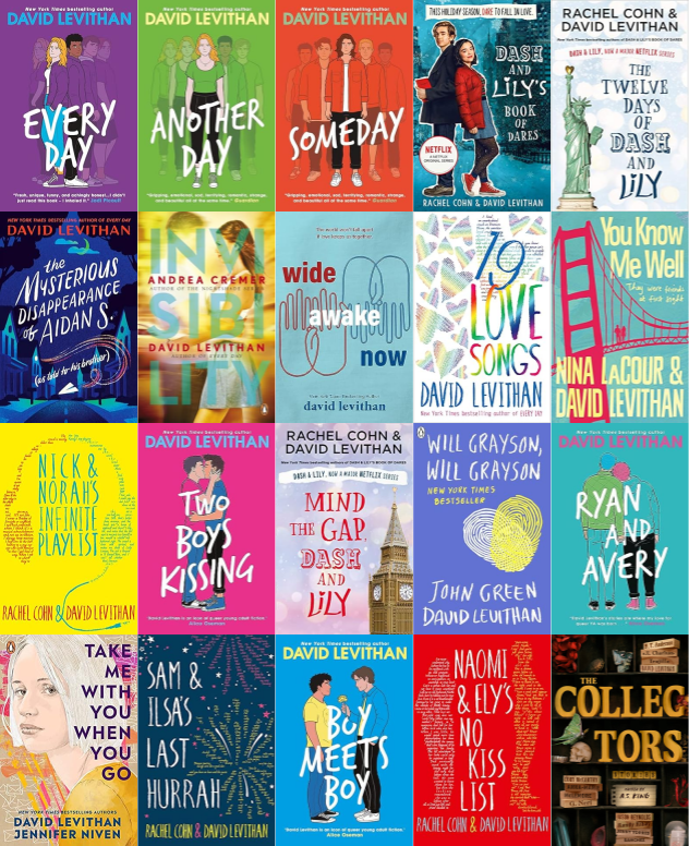 Every Day Series & more by David Levithan ~ 20 MP3 AUDIOBOOK COLLECTION