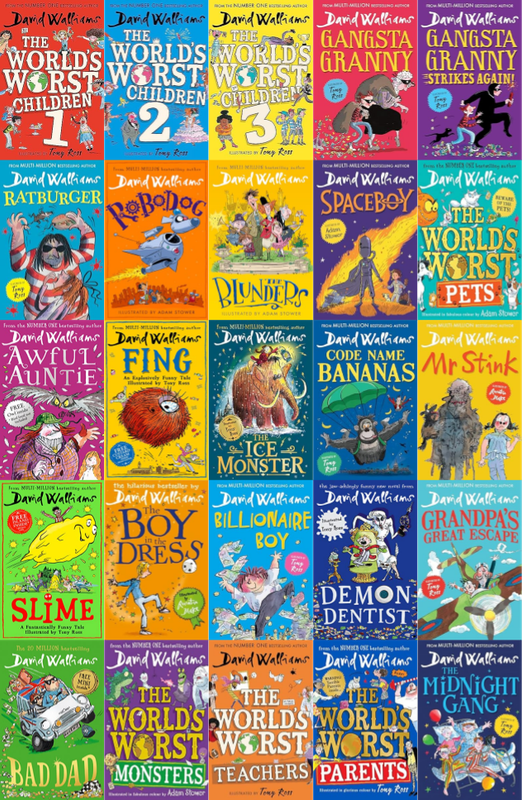 The World's Worst Children Series & more by David Walliams ~ 25 MP3 AUDIOBOOK COLLECTION