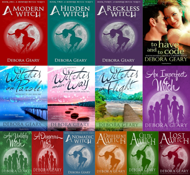 A Modern Witch Series & more by Debora Geary ~ 14 MP3 AUDIOBOOK COLLECTION