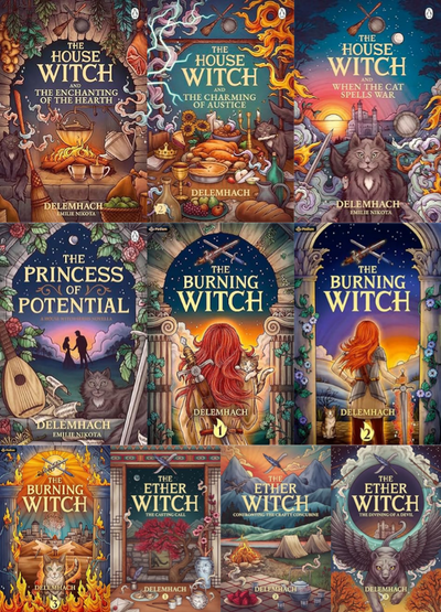 The House Witch Series & more by Delemhach ~ 10 MP3 AUDIOBOOK COLLECTION