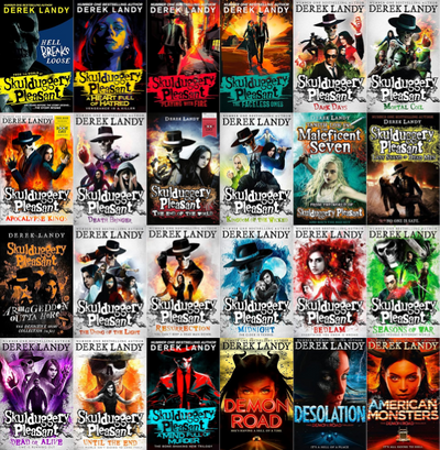 Skulduggery Pleasant Series & more by Derek Landy ~ 24 MP3 AUDIOBOOK COLLECTION