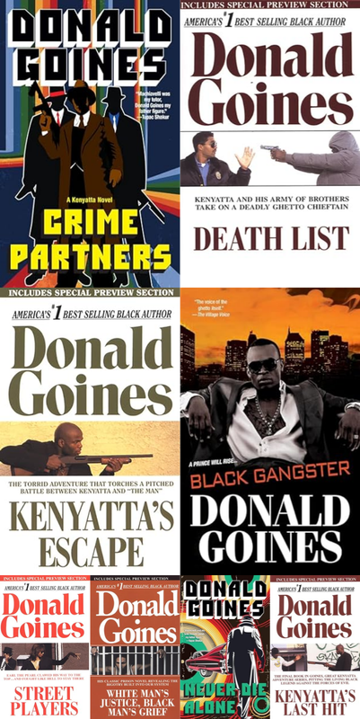 Kenyatta Series & more by Donald Goines ~ 8 MP3 AUDIOBOOK COLLECTION