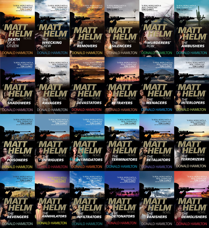 The Matt Helm Series by Donald Hamilton ~ 24 MP3 AUDIOBOOK COLLECTION