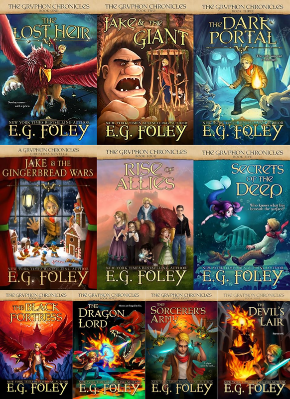 The Gryphon Chronicles Series & more by E G Foley ~ 10 MP3 AUDIOBOOK COLLECTION